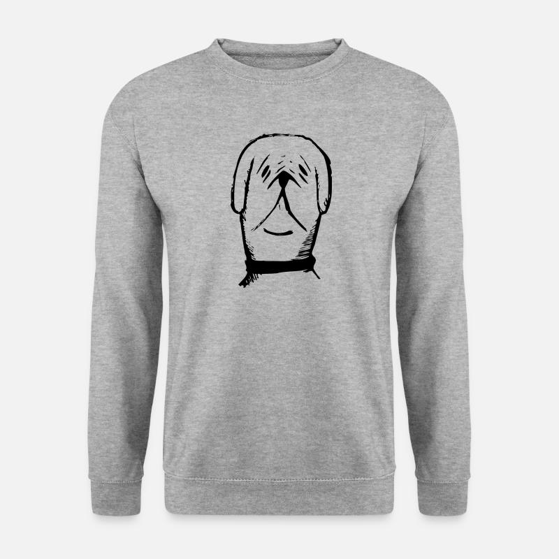 cool dog 7 black - Unisex Sweatshirt - salt & pepper