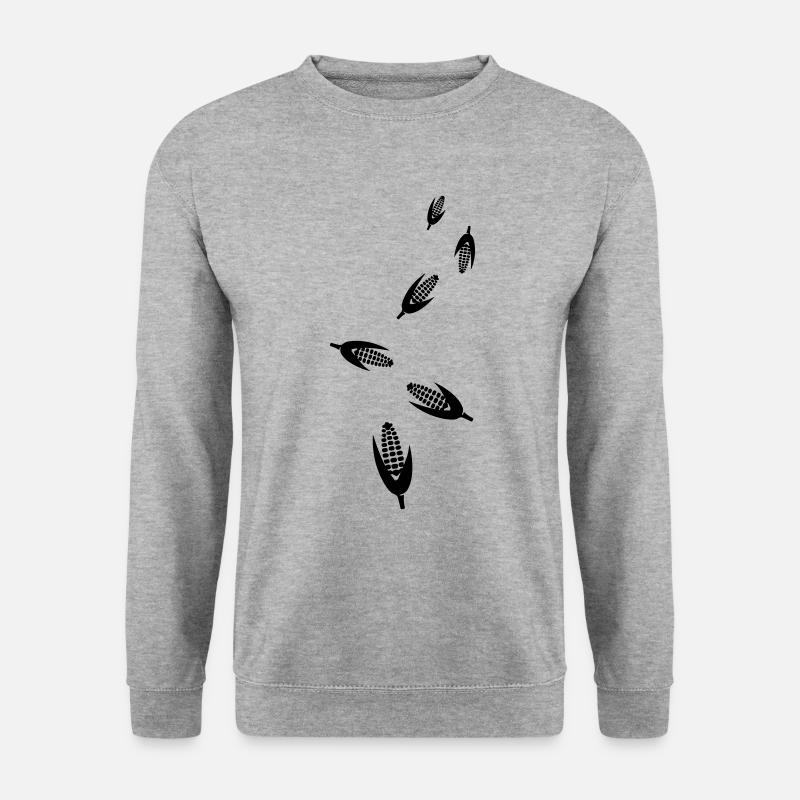 Corn symbol - Unisex Sweatshirt - salt & pepper
