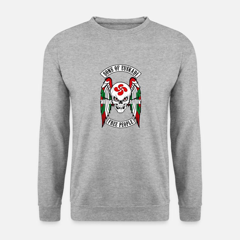 Söhne Euskadi - Unisex Pullover - Weißgrau meliert