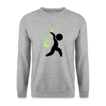 Rockstar (2c)++2013 - Unisex Sweatshirt - salt & pepper - Front - Alina (178cm) & Michal (187cm)