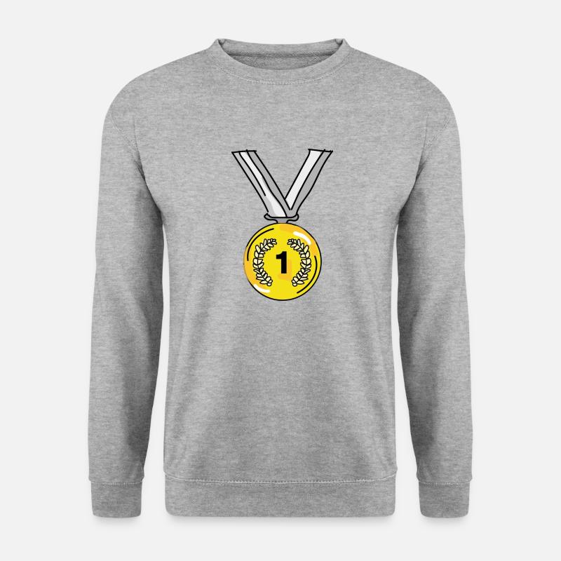 Første plads - Unisex sweater - hvidgrå meleret