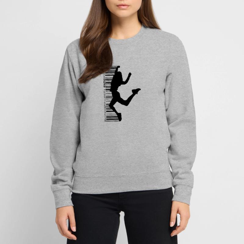 Danseuse dans le QR-Code Style (2) Sweat-shirt Unisexe