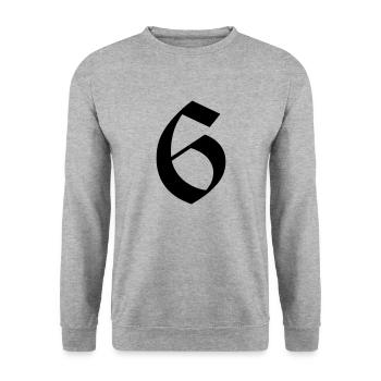 6 - Sweat-shirt Unisexe - gris chiné - Devant - Alina (178cm) & Michal (187cm)