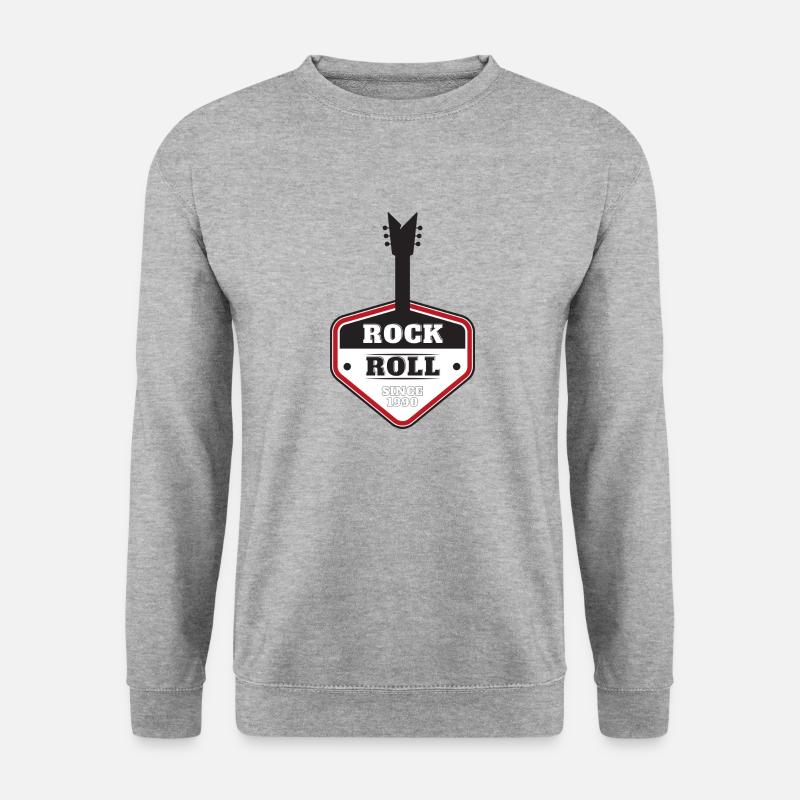 ROCK 'N' ROLL SEIT 1990 - Unisex Pullover - Weißgrau meliert