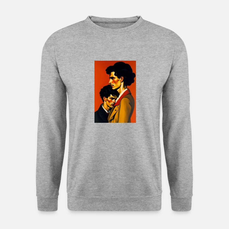 Resignation - Unisex Pullover - Weißgrau meliert