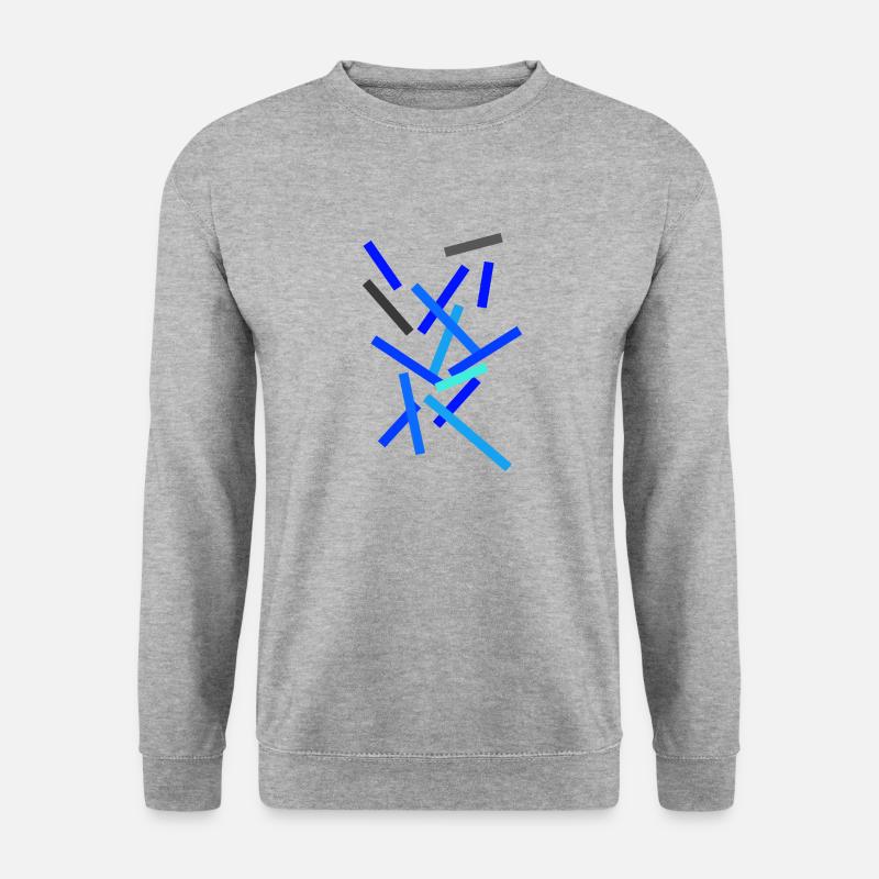 Pattern Minimal - Style Design - Sweat-shirt Unisexe - gris chiné