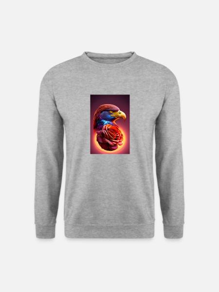 AIGLE TRISTE - Sweat-shirt Unisexe - gris chiné
