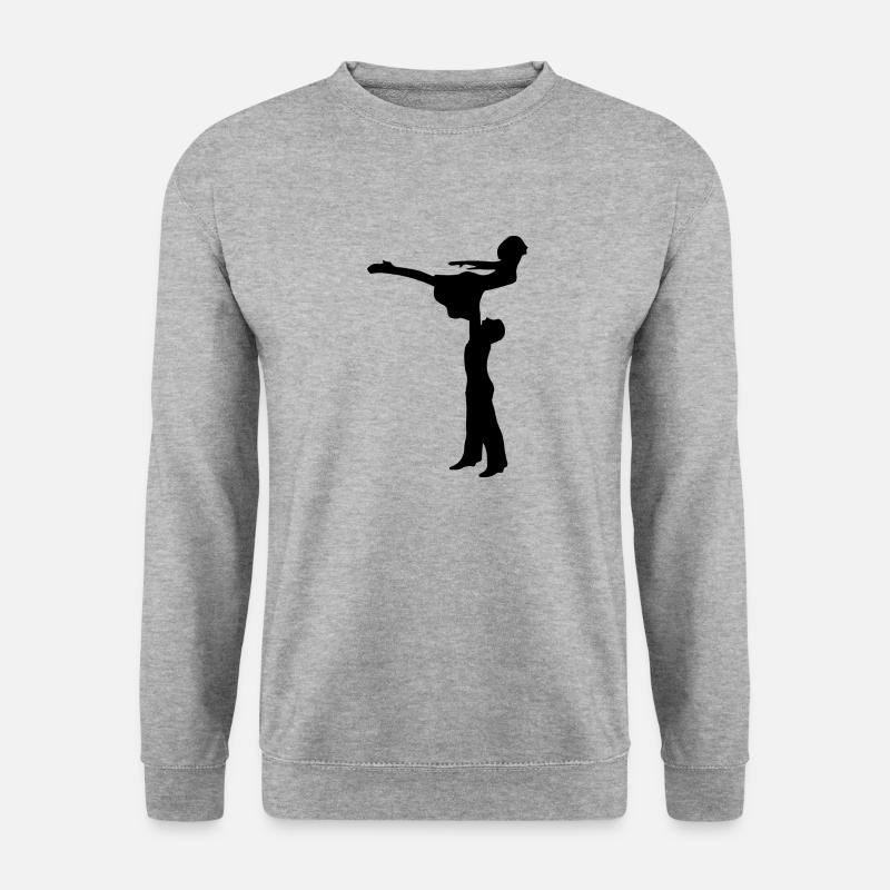 Dancing Dance Music - Unisex Pullover - Weißgrau meliert