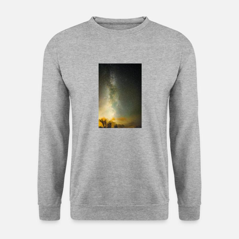 Raum - Unisex Pullover - Weißgrau meliert