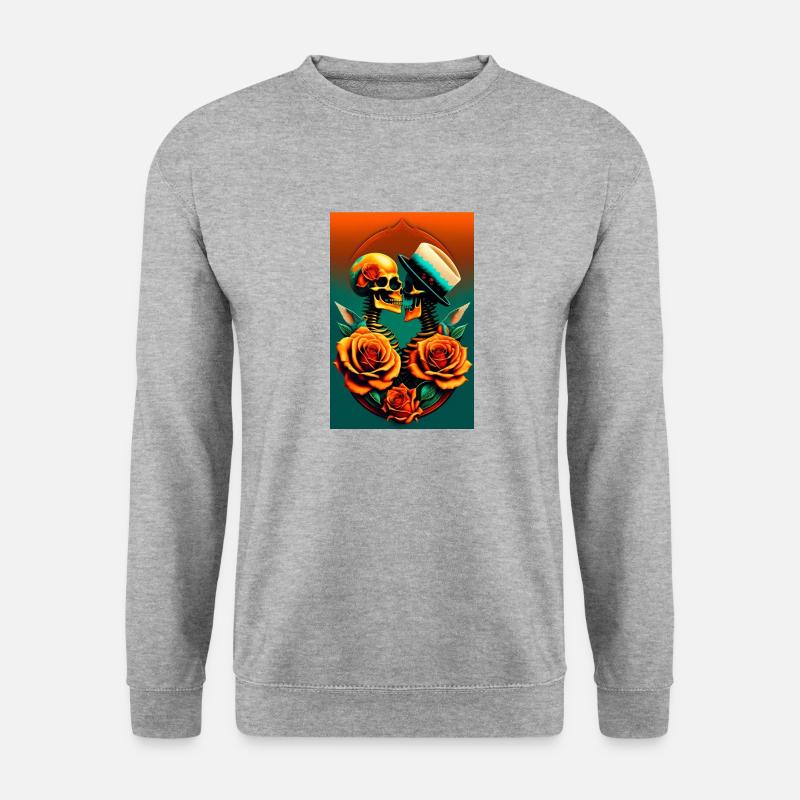 unendliche Liebe - Unisex Pullover - Weißgrau meliert