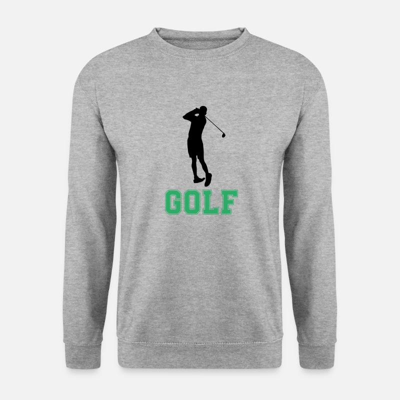 golf - Unisex Pullover - Weißgrau meliert