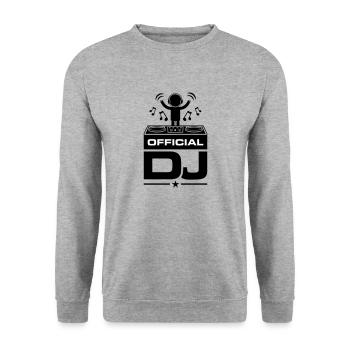 Dj Turntables - Unisex Sweatshirt - salt & pepper - Front - Alina (178cm) & Michal (187cm)