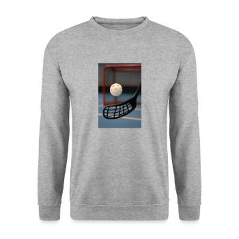Sport - Floorball - Sweat-shirt Unisexe - gris chiné - Devant - Alina (178cm) & Michal (187cm)