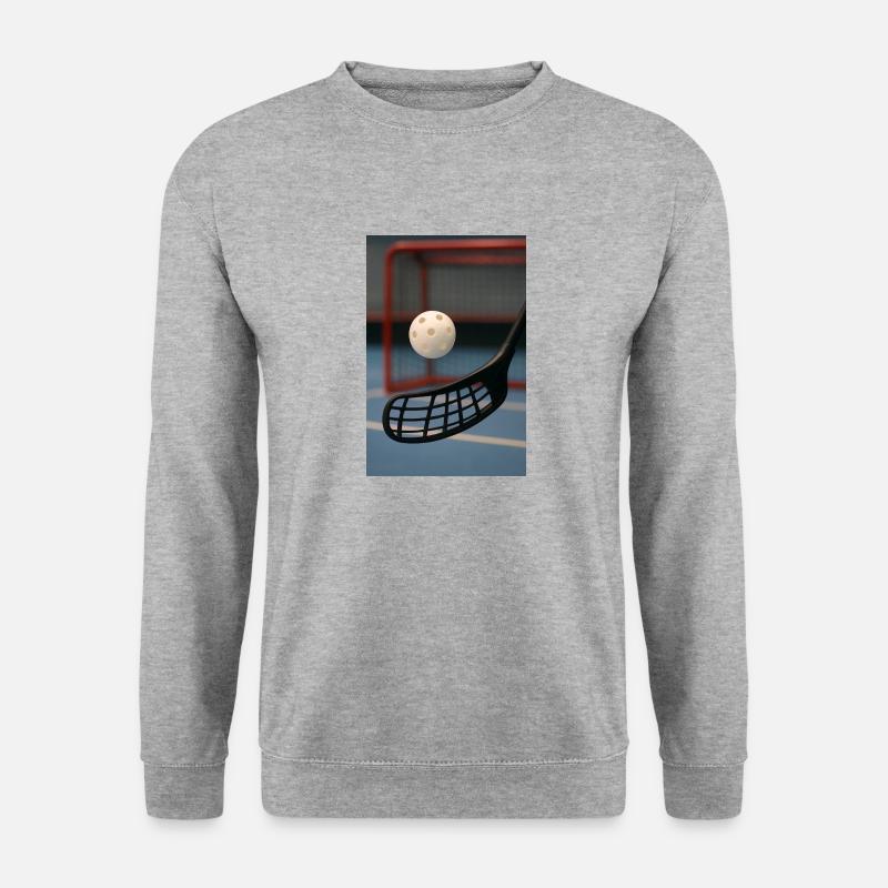 Sport - Unihockey - Unisex Pullover - Weißgrau meliert