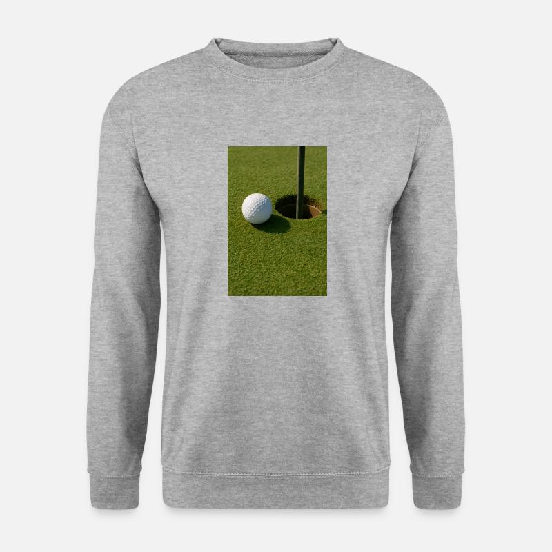 Sport - Golf - Unisex Pullover - Weißgrau meliert