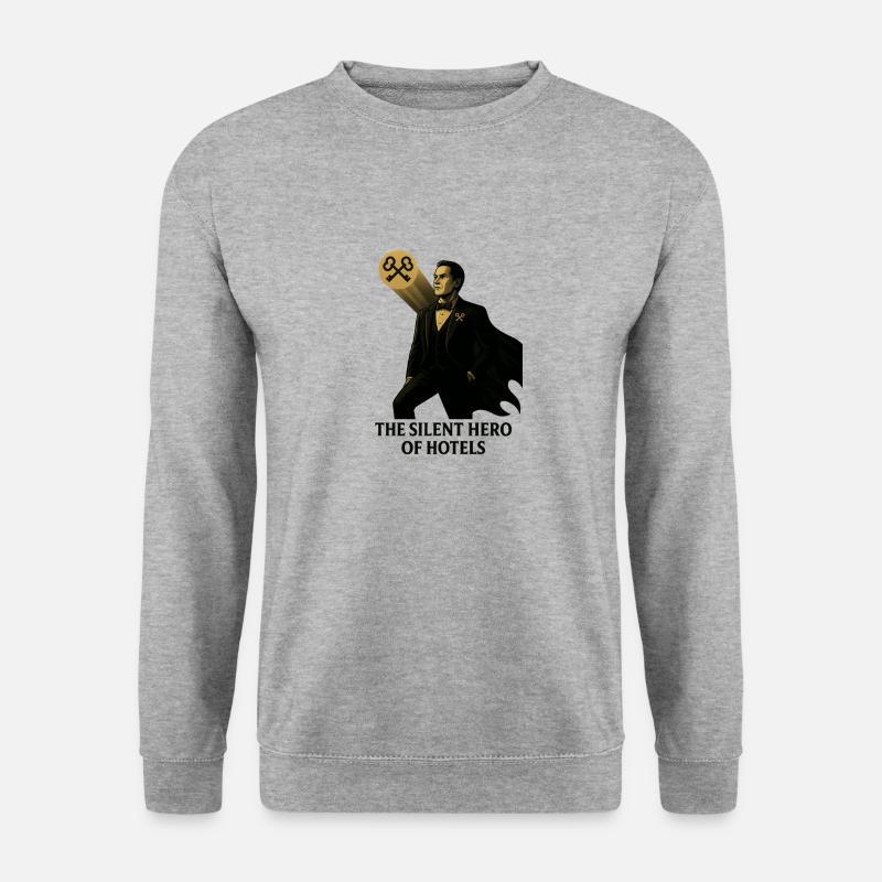 Concierge Man - Unisex Pullover - Weißgrau meliert