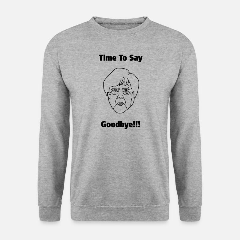 Angie Time To Say Goodbye - Unisex Pullover - Weißgrau meliert