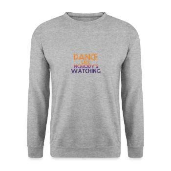 Dance - Unisex Sweatshirt - salt & pepper - Front - Alina (178cm) & Michal (187cm)