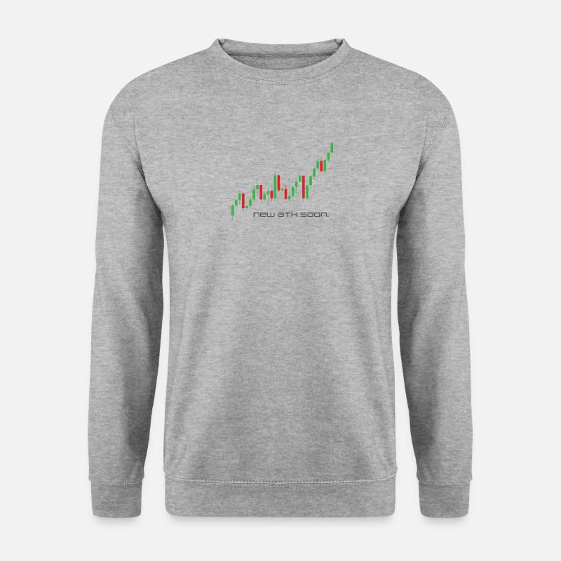 Neue ATH bald - Unisex Pullover - Weißgrau meliert