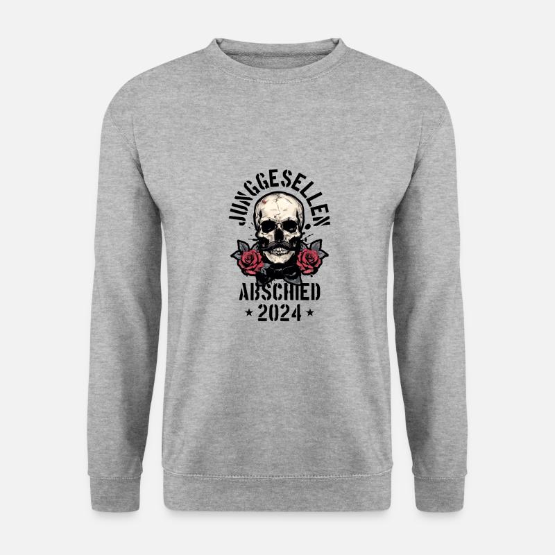 Bachelor Party Skull 2024 - Unisex Sweatshirt - salt & pepper