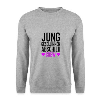 Hen Party Crew - Unisex Sweatshirt - salt & pepper - Front - Alina (178cm) & Michal (187cm)