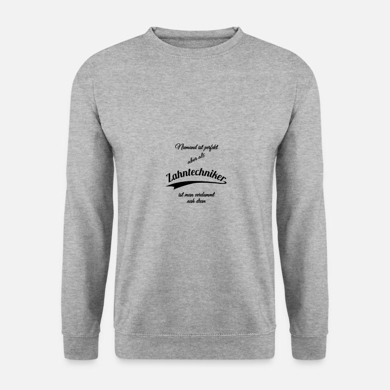Zahntechniker - Unisex Pullover - Weißgrau meliert