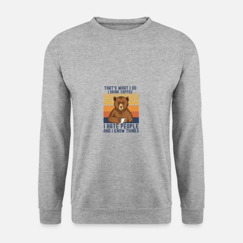 Ruhestand - Rente - Unisex Pullover - Weißgrau meliert