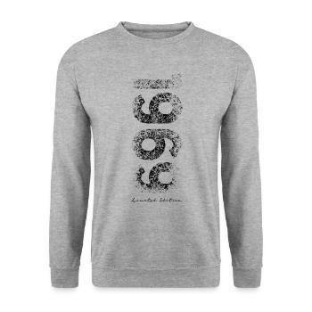 Limited Edition 1969 - Birthday 1969 - Unisex Sweatshirt - salt & pepper - Front - Alina (178cm) & Michal (187cm)