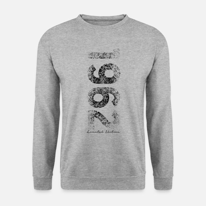 Limited Edition 1962 - Geburtstag 1962 - Unisex Pullover - Weißgrau meliert