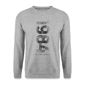 Édition limitée 1984 - Anniversaire 1984 - Sweat-shirt Unisexe - gris chiné - Devant - Alina (178cm) & Michal (187cm)