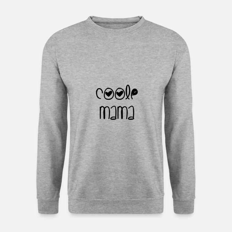 Coole Mama - Unisex Pullover - Weißgrau meliert