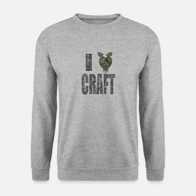 I Lovecraft - Unisex Pullover - Weißgrau meliert