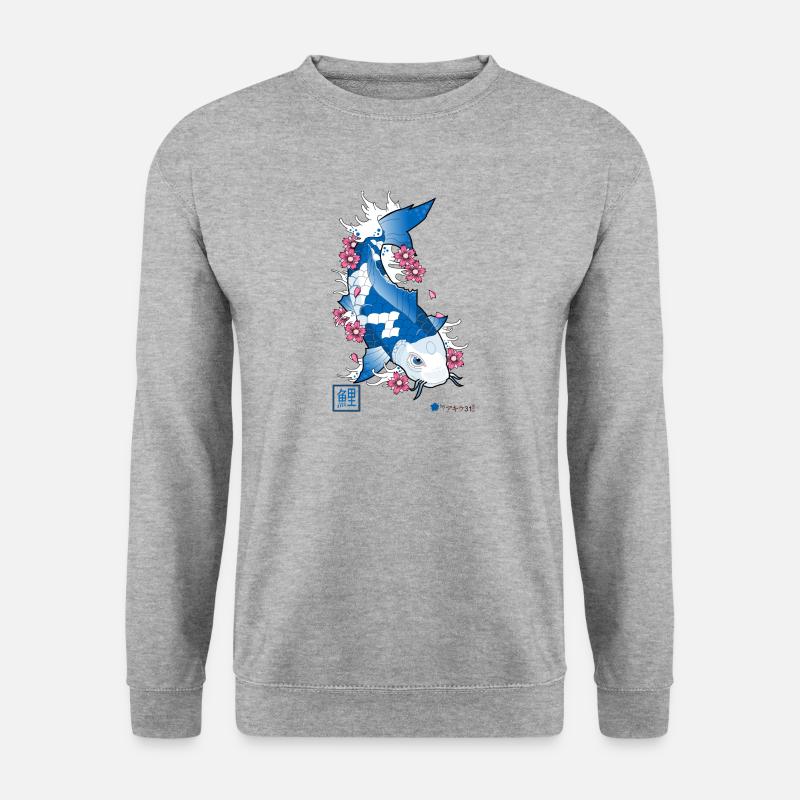 Koi carp - Unisex Sweatshirt - salt & pepper