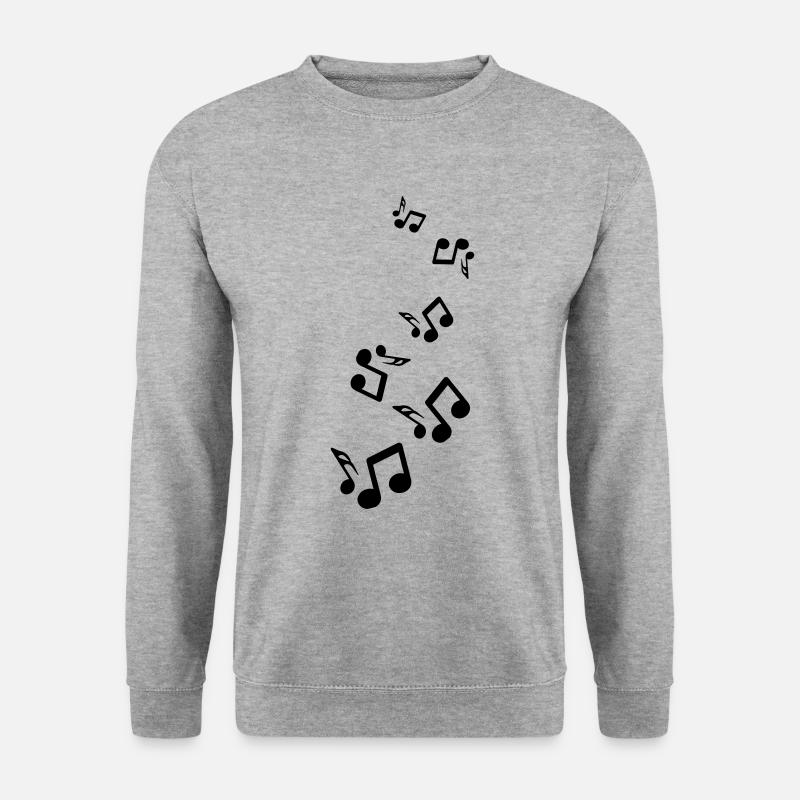 Musical notes sign - Unisex Sweatshirt - salt & pepper