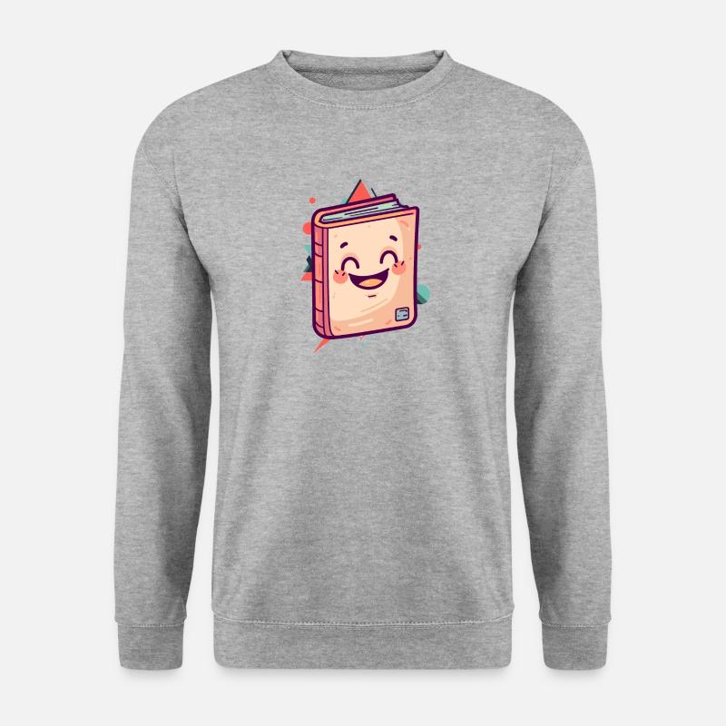 Reading Book - Unisex Sweatshirt - salt & pepper
