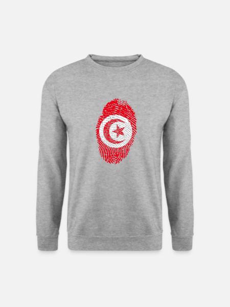 TUNISIE TUNIS ARABE ISLAM CADEAU T-SHIRT - Sweat-shirt Unisexe - gris chiné