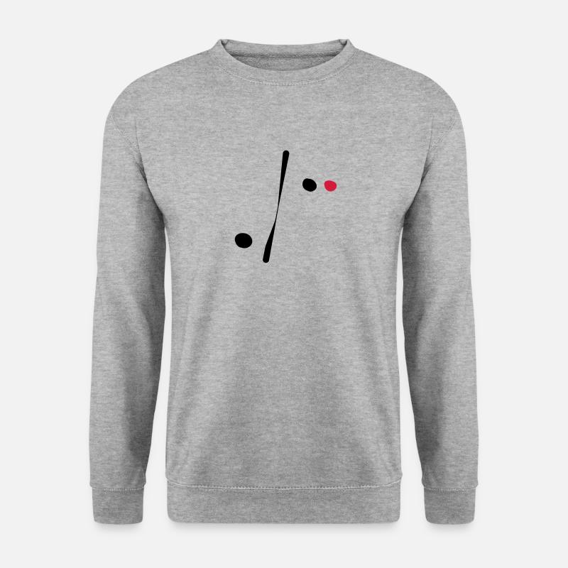 miro Interpretation - Unisex Pullover - Weißgrau meliert
