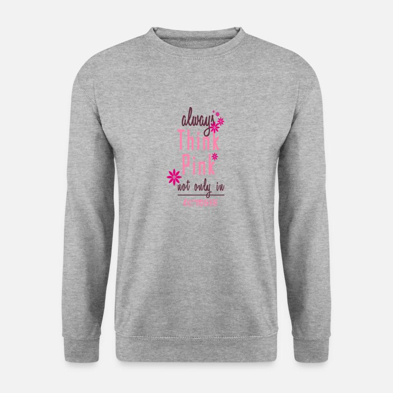 Think Pink - Unisex Sweatshirt - salt & pepper