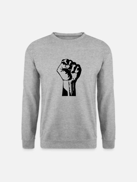 Stay Strong #nevergiveup - Unisex Sweatshirt - salt & pepper