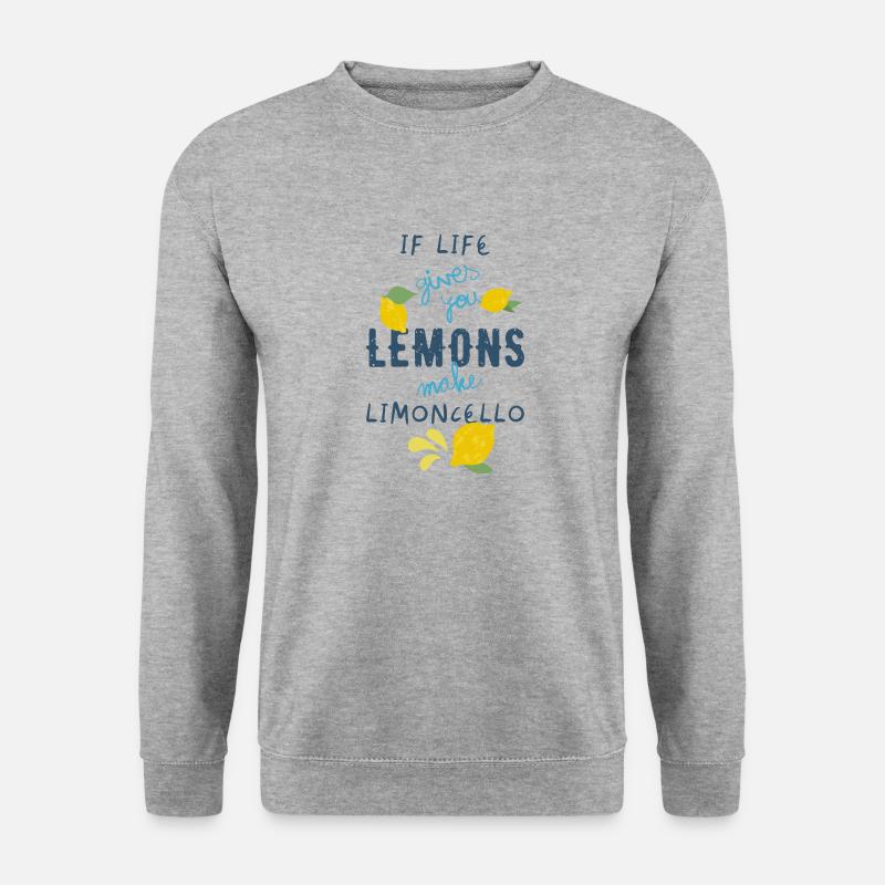 Limoncello - Unisex Pullover - Weißgrau meliert