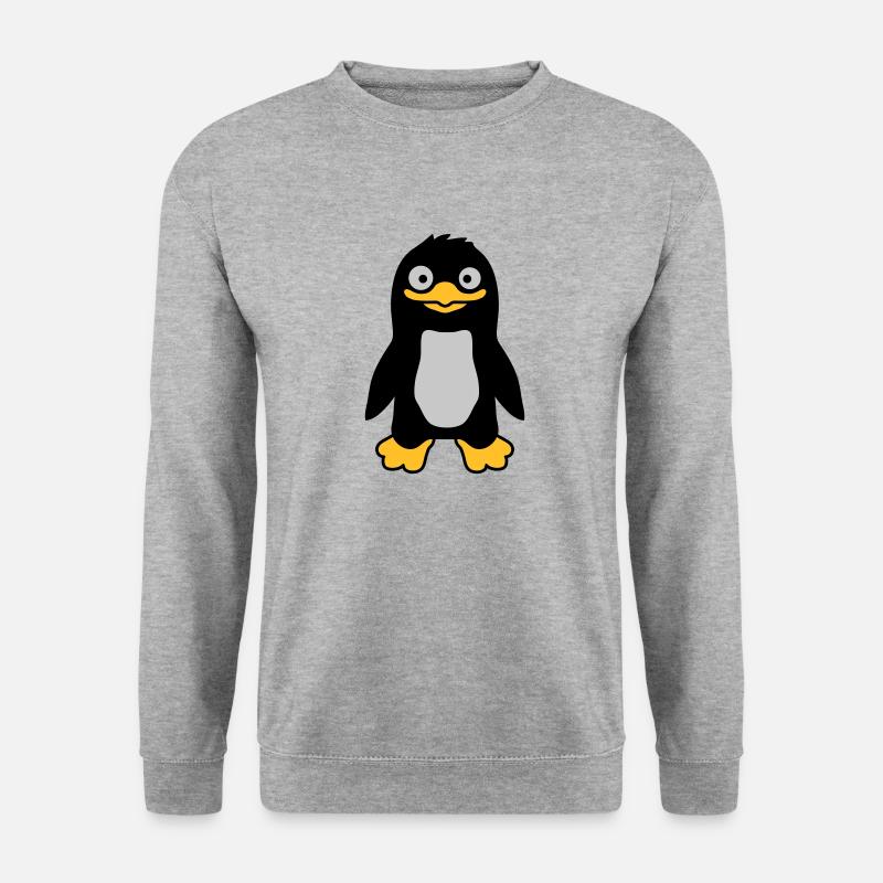 Funny funny penguin grins - Unisex Sweatshirt - salt & pepper