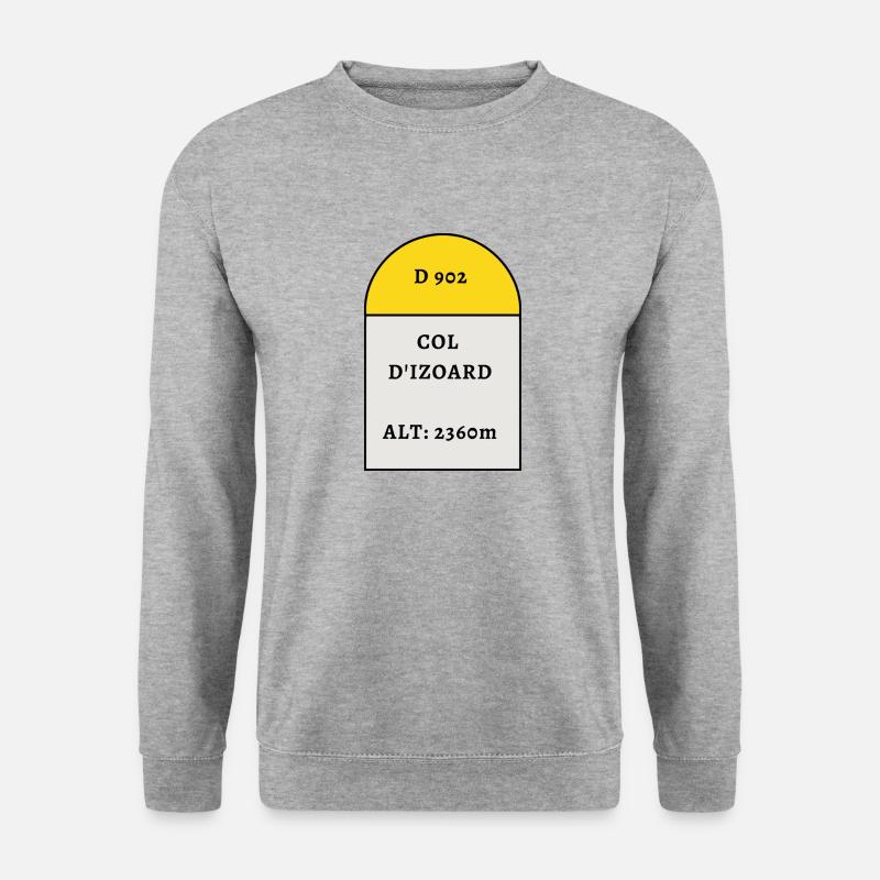 Col d'Izoard - Unisex Pullover - Weißgrau meliert