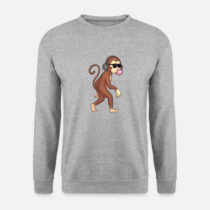 Monkey - Unisex Sweatshirt - salt & pepper