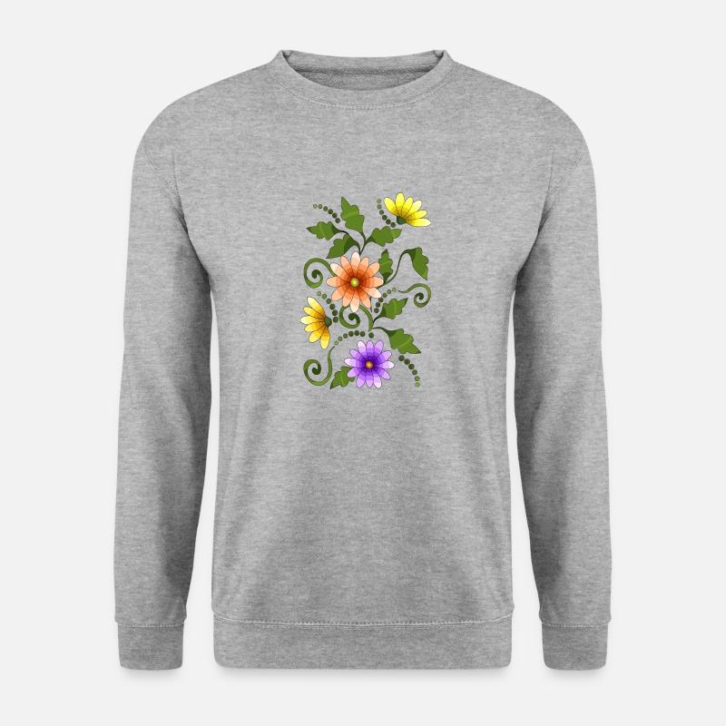 Flowers - Unisex Sweatshirt - salt & pepper
