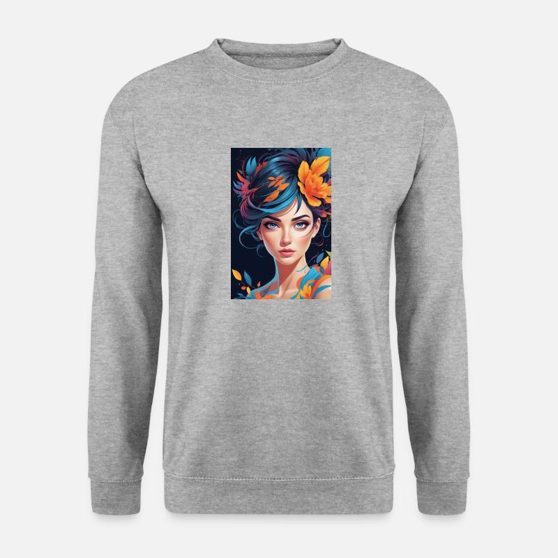 Eden - Unisex Pullover - Weißgrau meliert