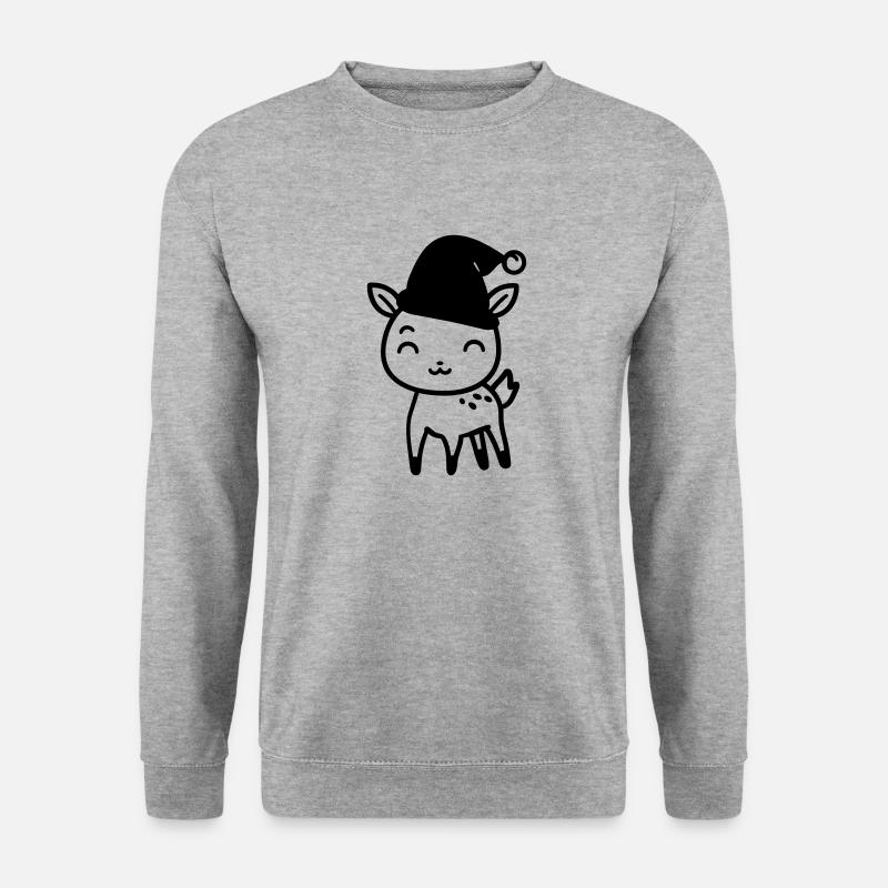 Cerf - Sweat-shirt Unisexe - gris chiné