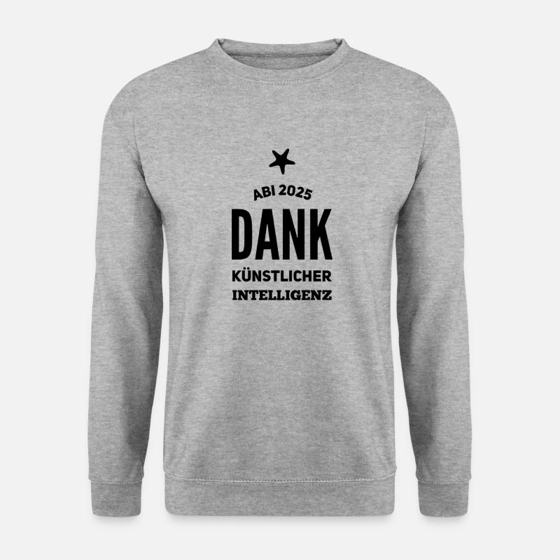 typorama - Unisex Pullover - Weißgrau meliert