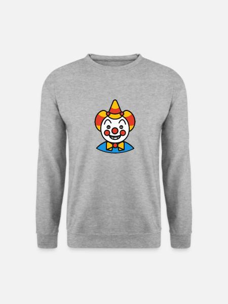 Halloween Clown Comic - Unisex Sweatshirt - salt & pepper