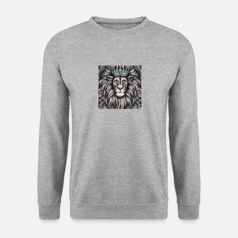 IMG 20240227 012439 - Unisex Pullover - Weißgrau meliert