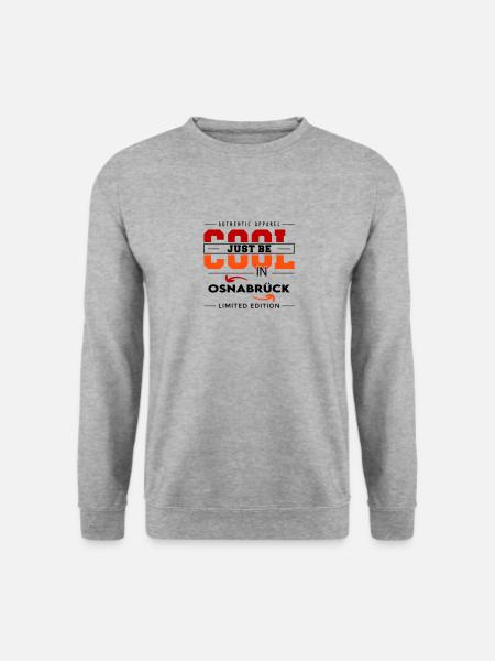 Osnabrück Meine Stadt Cool I Love Reise Tour - Unisex Pullover - Weißgrau meliert